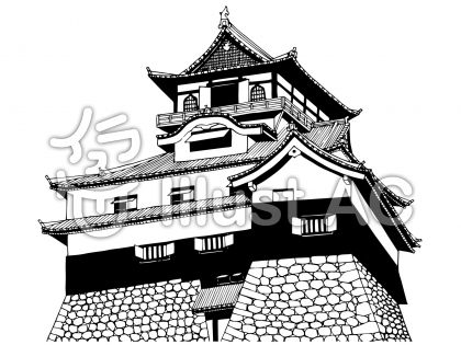 画像 イラスト 簡単 イラスト 鶴 城 無料の折り紙画像
