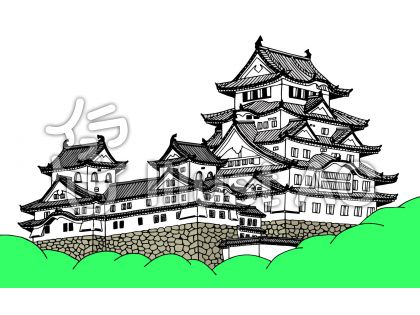無料ダウンロード 姫路城 イラスト 最高の壁紙のアイデアcahd