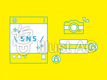 Snsアイコンイラスト 無料イラストなら イラストac