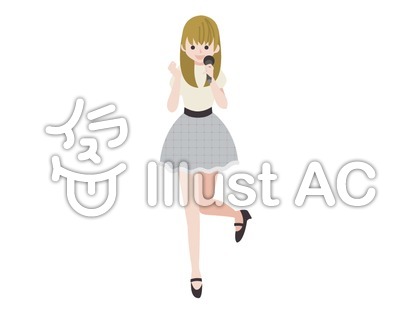 アイドルポーズイラスト 無料イラストなら イラストac