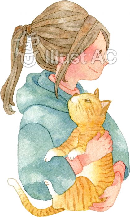 ダウンロード 猫 抱っこ 猫 抱える イラスト