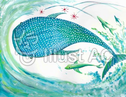 ジンベエザメイラスト 無料イラストなら イラストac