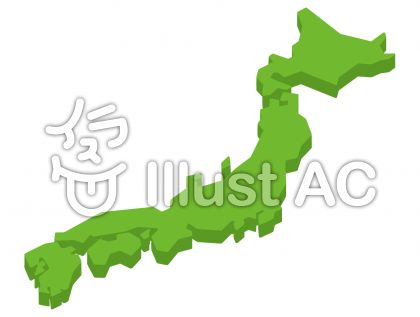 かわいい日本地図イラスト 無料イラストなら イラストac