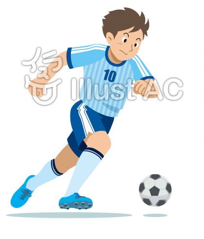 サッカー選手 スポーツ イラストイラスト No 無料イラストなら イラストac