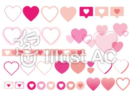 ハートスタンプイラスト 無料イラストなら イラストac