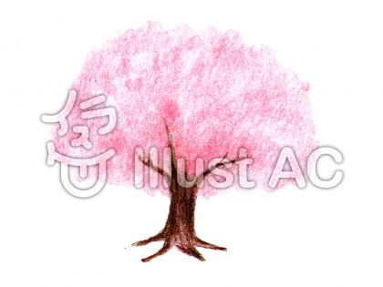 画像 桜の木 イラスト 鉛筆 家のイラスト