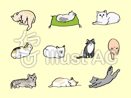 虎猫イラスト 無料イラストなら イラストac