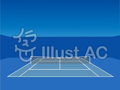 最新テニス コート テニス イラスト 無料 スーパーイラストコレクション