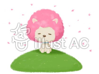 アフロ犬イラスト 無料イラストなら イラストac