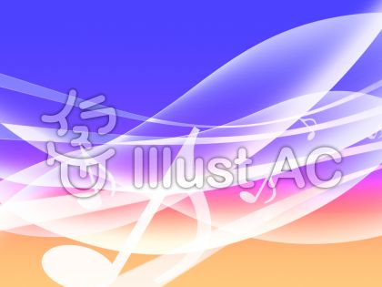 音符 背景素材２イラスト No 無料イラストなら イラストac