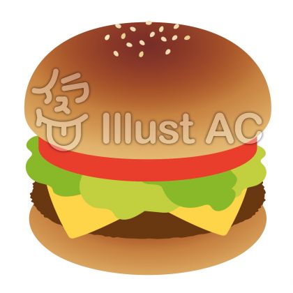 これまでで最高のハンバーガー イラスト フリー 美しい花の画像