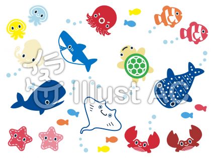 かわいい動物画像 綺麗な手書き かわいい 魚 イラスト 簡単