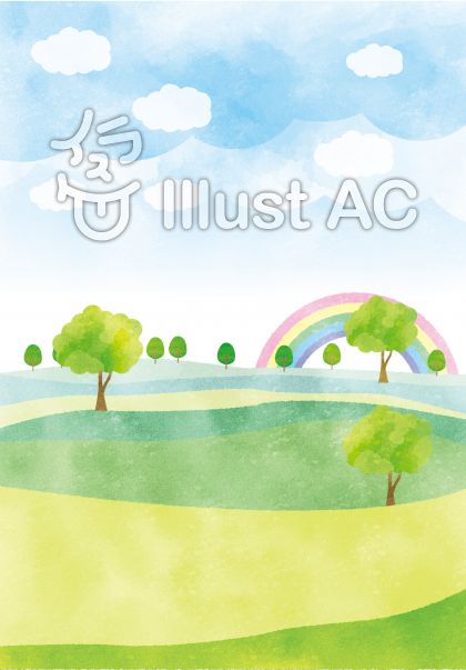 原っぱイラスト 無料イラストなら イラストac