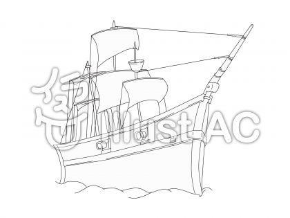 かわいい 海賊 船 イラスト 簡単 イラストのベストギャラリー