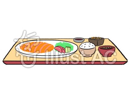 とんかつ定食イラスト No 無料イラストなら イラストac