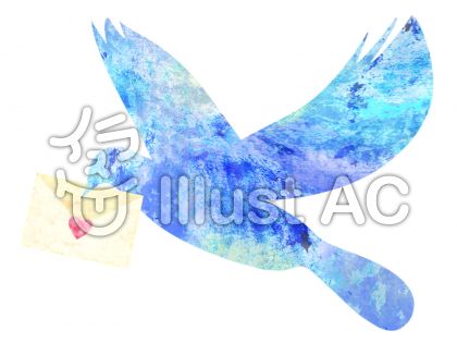 青い鳥 ラフ02イラスト No 無料イラストなら イラストac