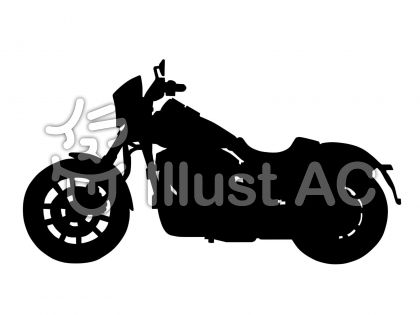 バイクシルエットイラスト 無料イラストなら イラストac