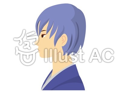 男性の横顔イラスト No 1424000 無料イラストなら イラストac