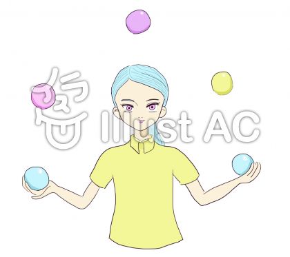 ジャグラーイラスト 無料イラストなら イラストac