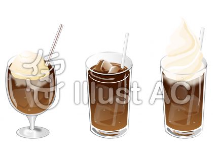 夏の冷たい飲み物 アイスコーヒー 無料イラスト フリー素材を紹介するブログ