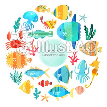 100以上 かわいい 魚 イラスト 綺麗 最高の画像壁紙日本aad