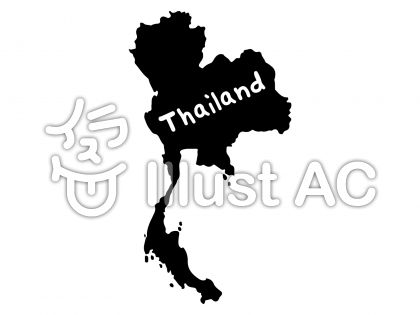 タイ地図イラスト 無料イラストなら イラストac