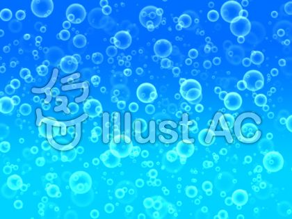 水中の泡イラスト 無料イラストなら イラストac