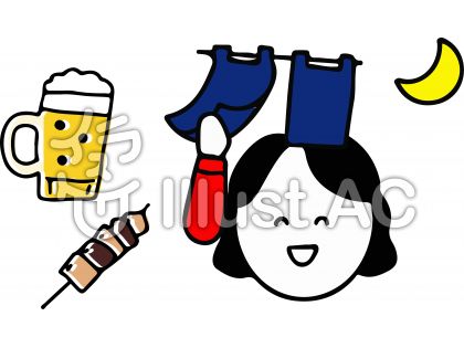 ビールと焼き鳥イラスト No 無料イラストなら イラストac