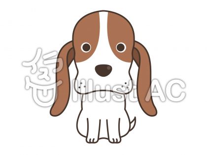 動物 犬 バセットハウンドイラスト No 無料イラストなら イラストac