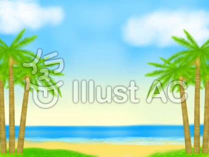 海水浴場イラスト 無料イラストなら イラストac