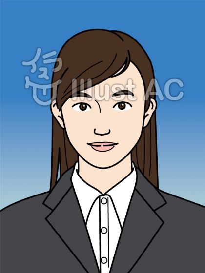 証明写真イラスト 無料イラストなら イラストac