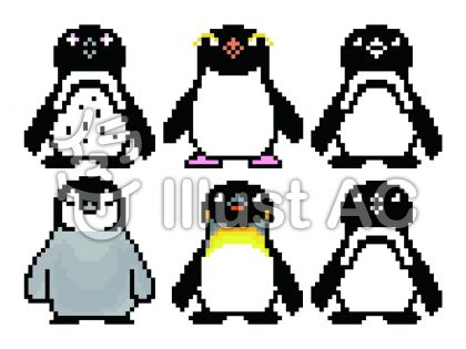 ドット絵 ペンギンイラスト No 無料イラストなら イラストac