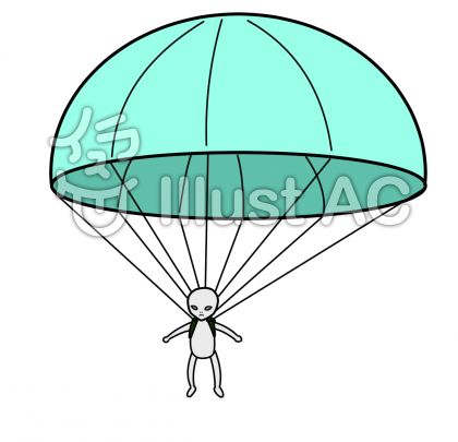 パラシュートイラスト 無料イラストなら イラストac