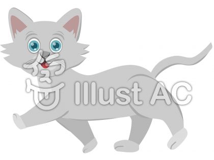 歩く猫イラスト No 無料イラストなら イラストac