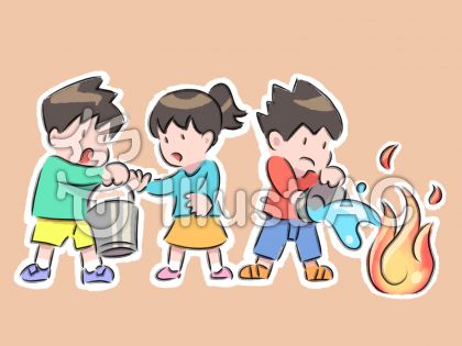 バケツリレー 英語