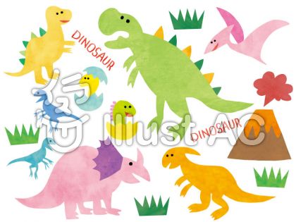 50 恐竜 かわいい イラスト デスクトップ 壁紙 シンプル