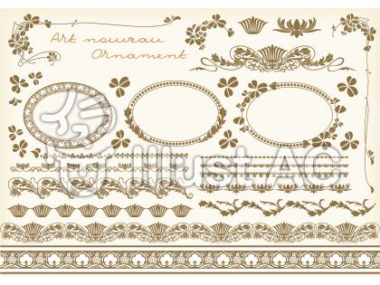 アールヌーボーイラスト 無料イラストなら イラストac