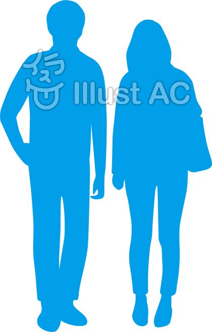 男子学生シルエットイラスト 無料イラストなら イラストac