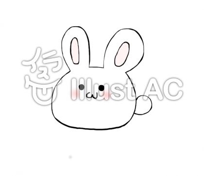 もちうさぎイラスト No 無料イラストなら イラストac