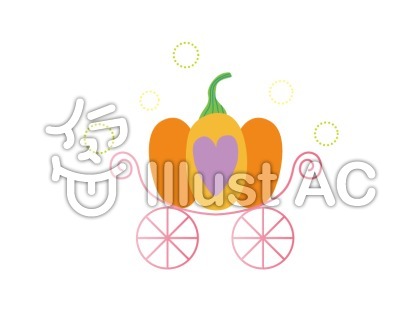 ディズニー シンデレラ かぼちゃの馬車 イラスト