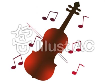 バイオリンシルエットイラスト 無料イラストなら イラストac