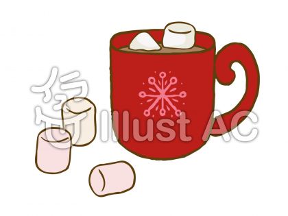 マシュマロドリンクイラスト 無料イラストなら イラストac