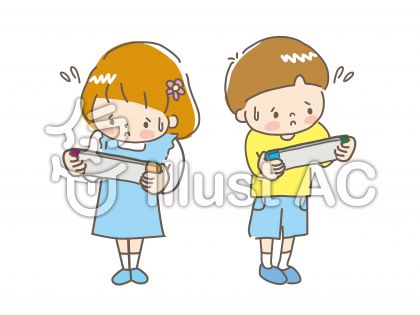 ゲームする女の子イラスト 無料イラストなら イラストac
