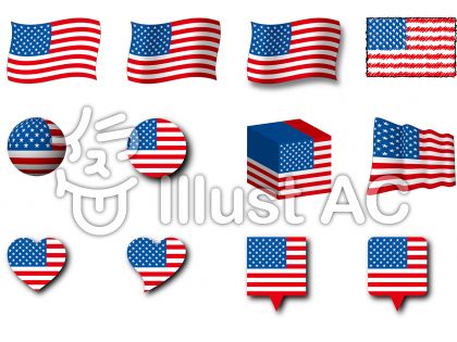 25 アメリカ 国旗 イラスト フリー ディズニー パークチケット コンビニ