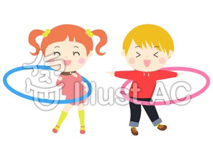 フラフープイラスト 無料イラストなら イラストac