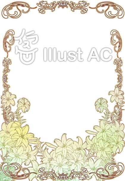 アールヌーボーイラスト 無料イラストなら イラストac