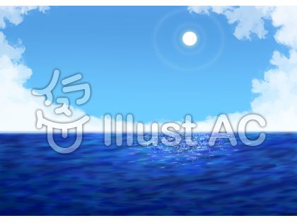 きれいな海イラスト 無料イラストなら イラストac