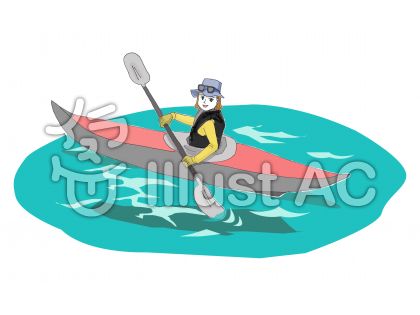 シーカヤックイラスト 無料イラストなら イラストac