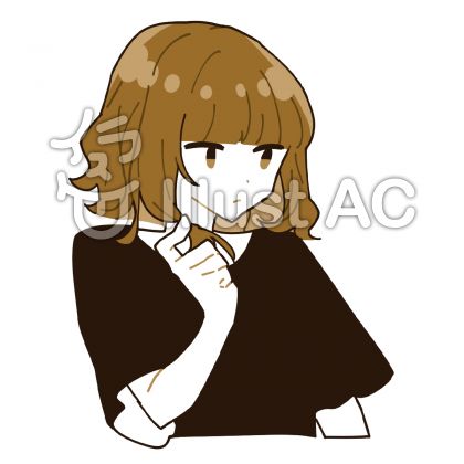 巻き髪イラスト 無料イラストなら イラストac