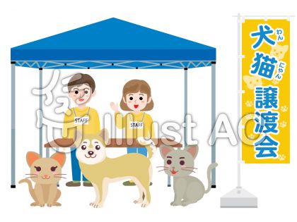 捨て犬イラスト 無料イラストなら イラストac